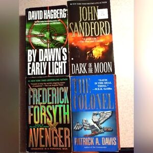 Paperback book bundle (4)